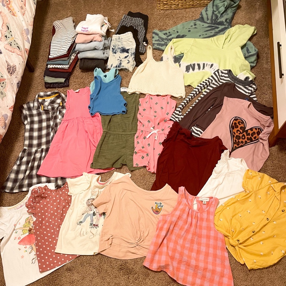 Huge lots of girls 7/8 clothes